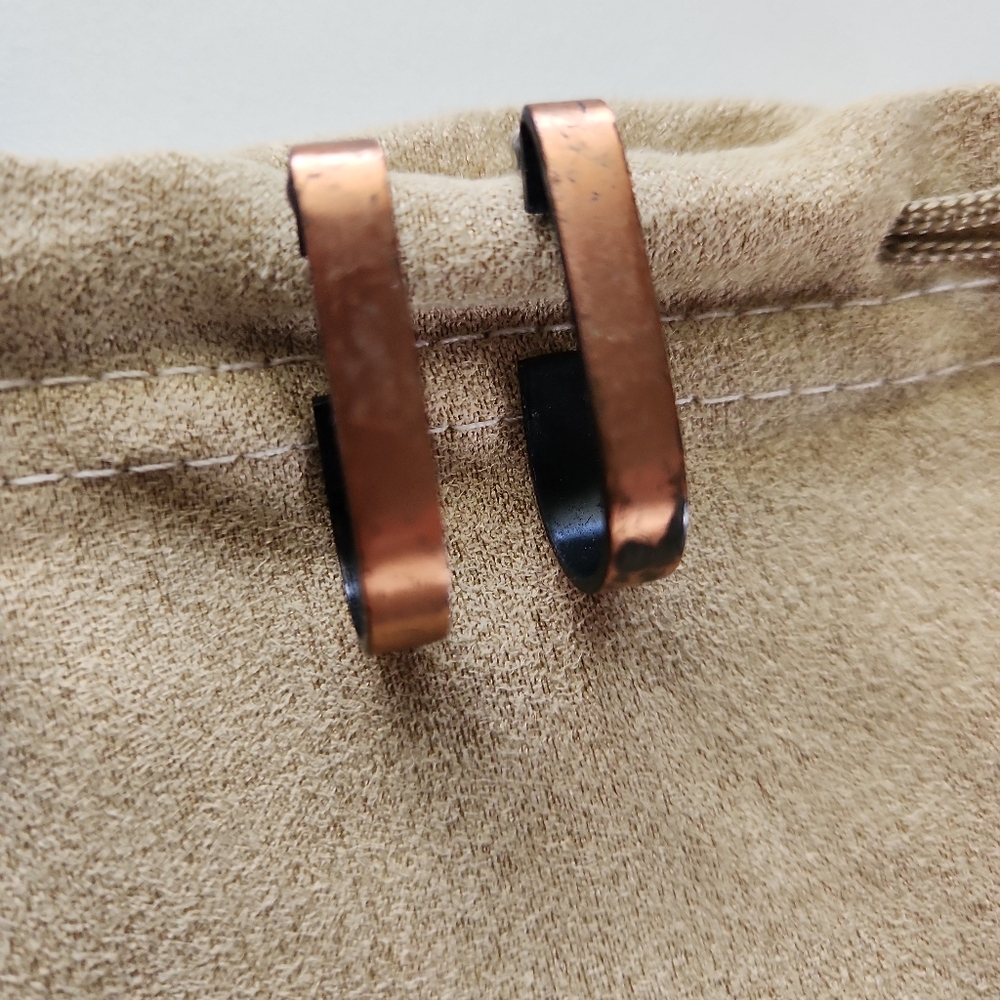 Vintage COPPER earrings EUC